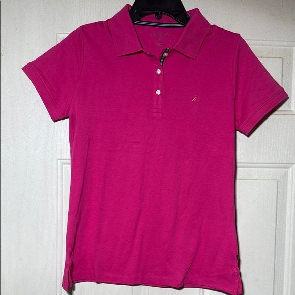 Nautica Tops - Nautica Pink Polo Shirt Size Medium NWT